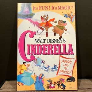 Cinderella movie poster print